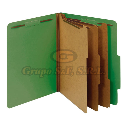 Folder Partition 8.5X11 8Div. Atlas Material & Equipo De Oficina