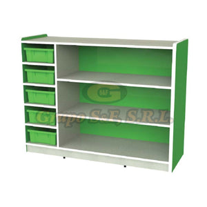 Gabinete Inf. Force Hjl-Cb002 Verde Muebles Escolares