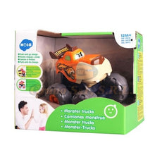Cargar imagen en el visor de la galería, Juego Monster Truck Leopardo Escolares
