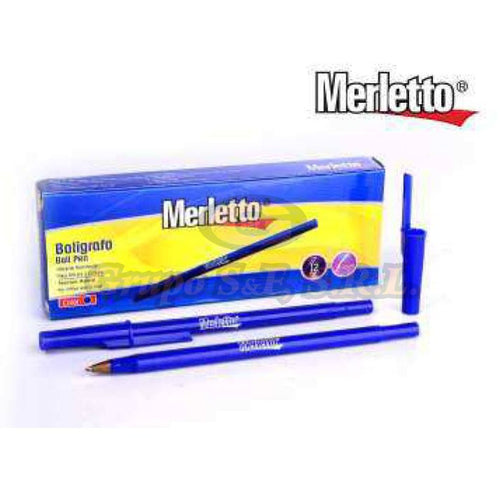 Lapicero Merletto Azul Material & Equipo De Oficina
