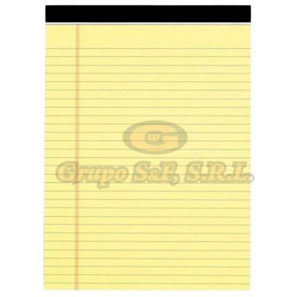 Libreta 5X8 Amarilla Ext. Material & Equipo De Oficina