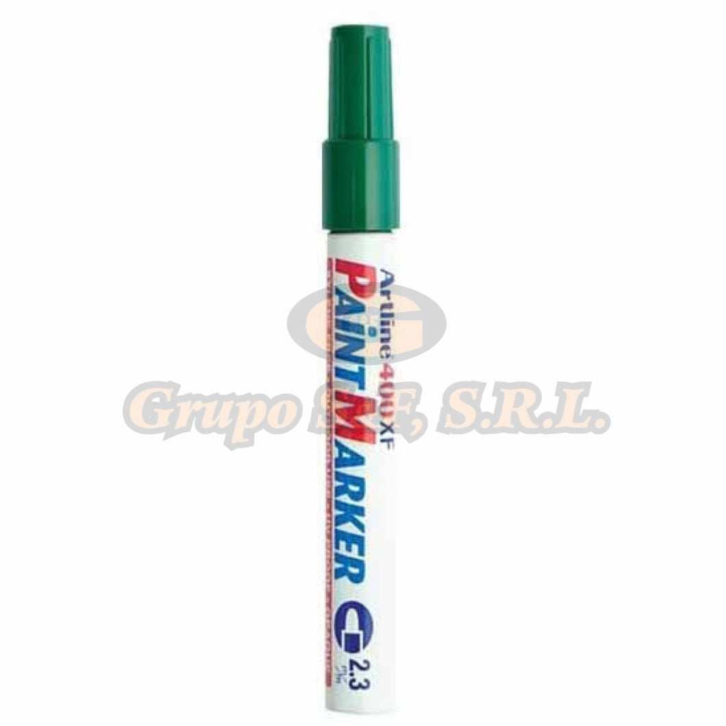 Marcador P/pintura Artline Verde Material & Equipo De Oficina