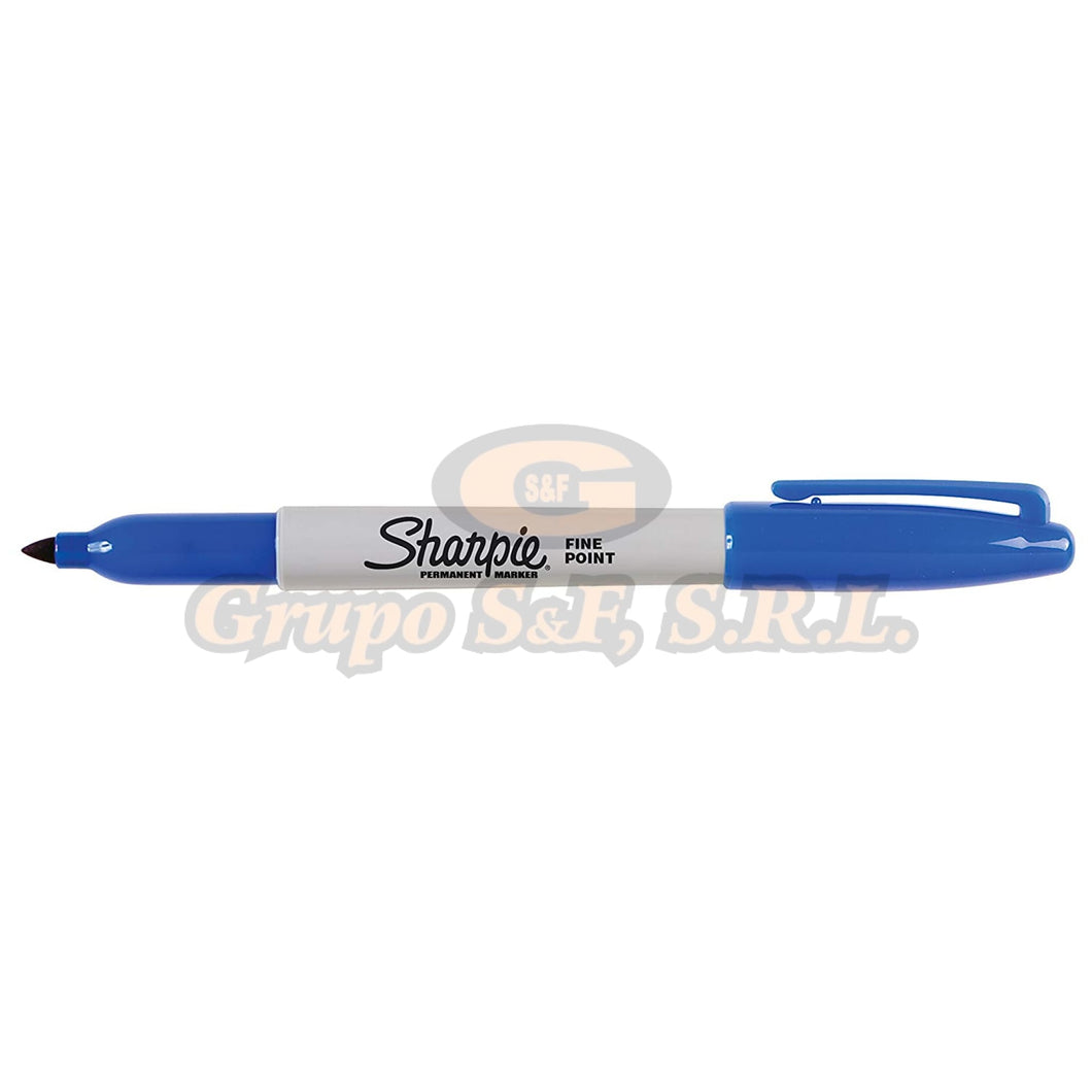 Marcador Sharpie Azul Material & Equipo De Oficina