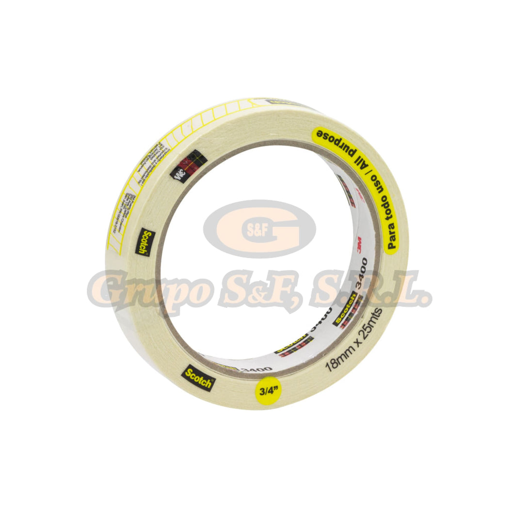 Masking Tape Scotch (3400) Material & Equipo De Oficina