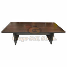 Cargar imagen en el visor de la galería, Mesa Conferencia 94X43X30 Gris/Marron Muebles De Oficina
