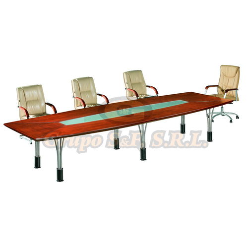 Mesa Para Conferencias 10-12 Personas 54X150 / 71X189 (D-2838) Muebles De Oficina