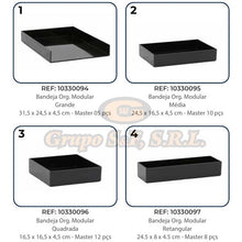 Cargar imagen en el visor de la galería, ORGANIZADOR PARA ESCRITORIO 8/1 NEGRO Material &amp; Equipo de Oficina
