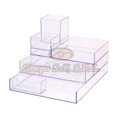 ORGANIZADOR PARA ESCRITORIO 8/1 TRANSPARENTE Material & Equipo de Oficina