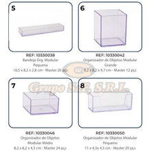 Cargar imagen en el visor de la galería, ORGANIZADOR PARA ESCRITORIO 8/1 TRANSPARENTE Material &amp; Equipo de Oficina

