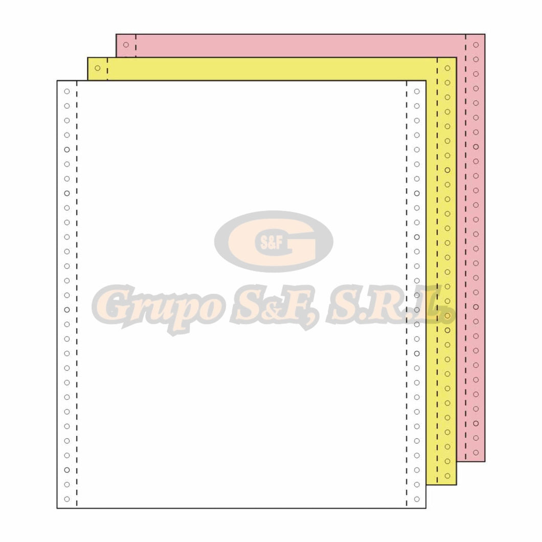 Papel 9.5X11 3P Ncr Abby Material & Equipo De Oficina