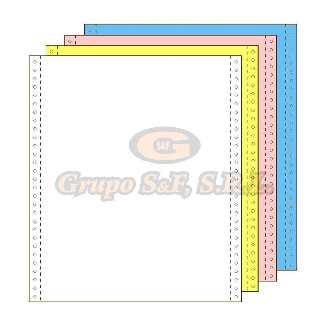 Papel 9.5X11 4P Ncr Abby Material & Equipo De Oficina