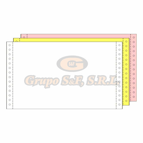 Papel 9.5X5.5 3P Ncr Abby Material & Equipo De Oficina