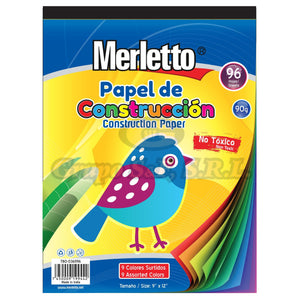 PAPEL CONSTRUCCION 96/1 MERLETTO Escolares