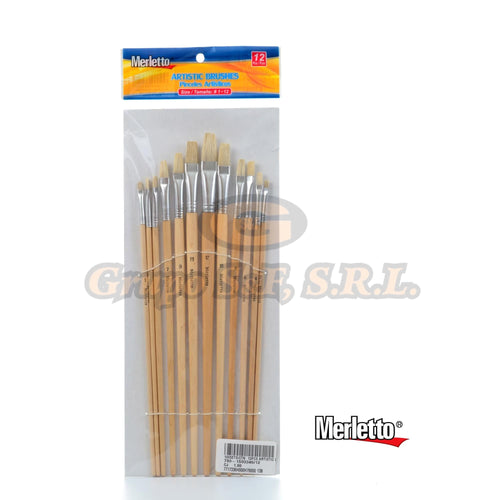 PINCELES 12/1 MERLETTO PLANOS 2 12 (780 1593346/12) Escolares
