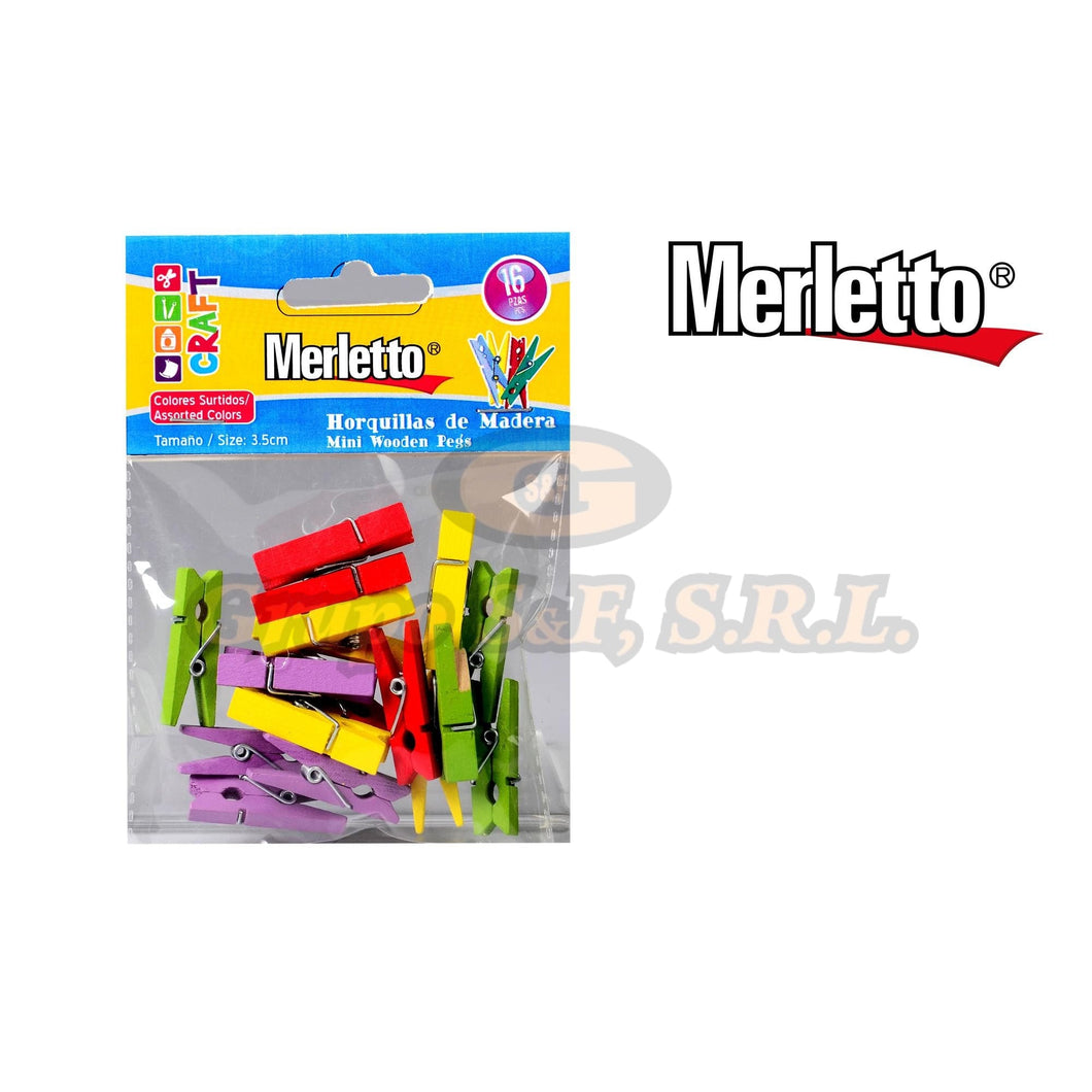 PINCHO P/ROPA COL. MERLETTO (785 5662683) Escolares