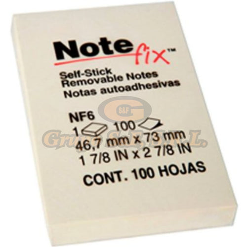 Post-It 2X3 Ama. 3M Note Fix Nf6 Material & Equipo De Oficina