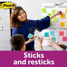 Cargar imagen en el visor de la galería, Post-It 3X3 Neon 3M Surt 654-12Ssuc Material &amp; Equipo De Oficina
