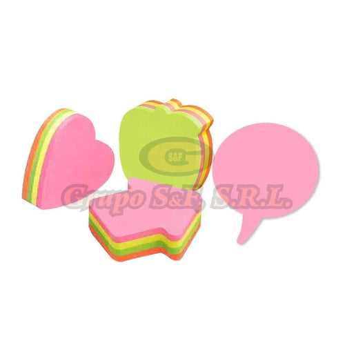 POST-IT 3X3 NEON 4/1 200H FORMAS SURTIDAS (FC-SN22CASS) Material & Equipo de Oficina