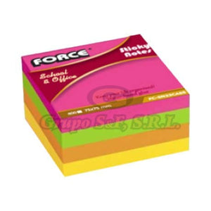 Notas Adhesivas 3X3 Neon 4/1 400H (Fc-Sn33Cass) Material & Equipo De Oficina