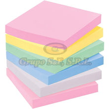 Cargar imagen en el visor de la galería, Post-It 3X3 Pastel 3M 6/1 450H Material &amp; Equipo De Oficina
