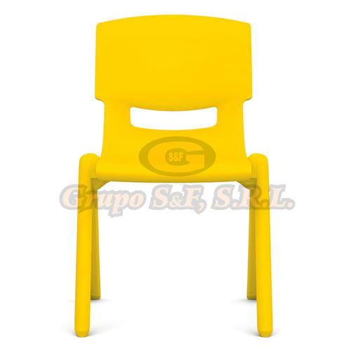 SILLA INFANTIL CANDY 12’’ AMARILLO Muebles Escolares