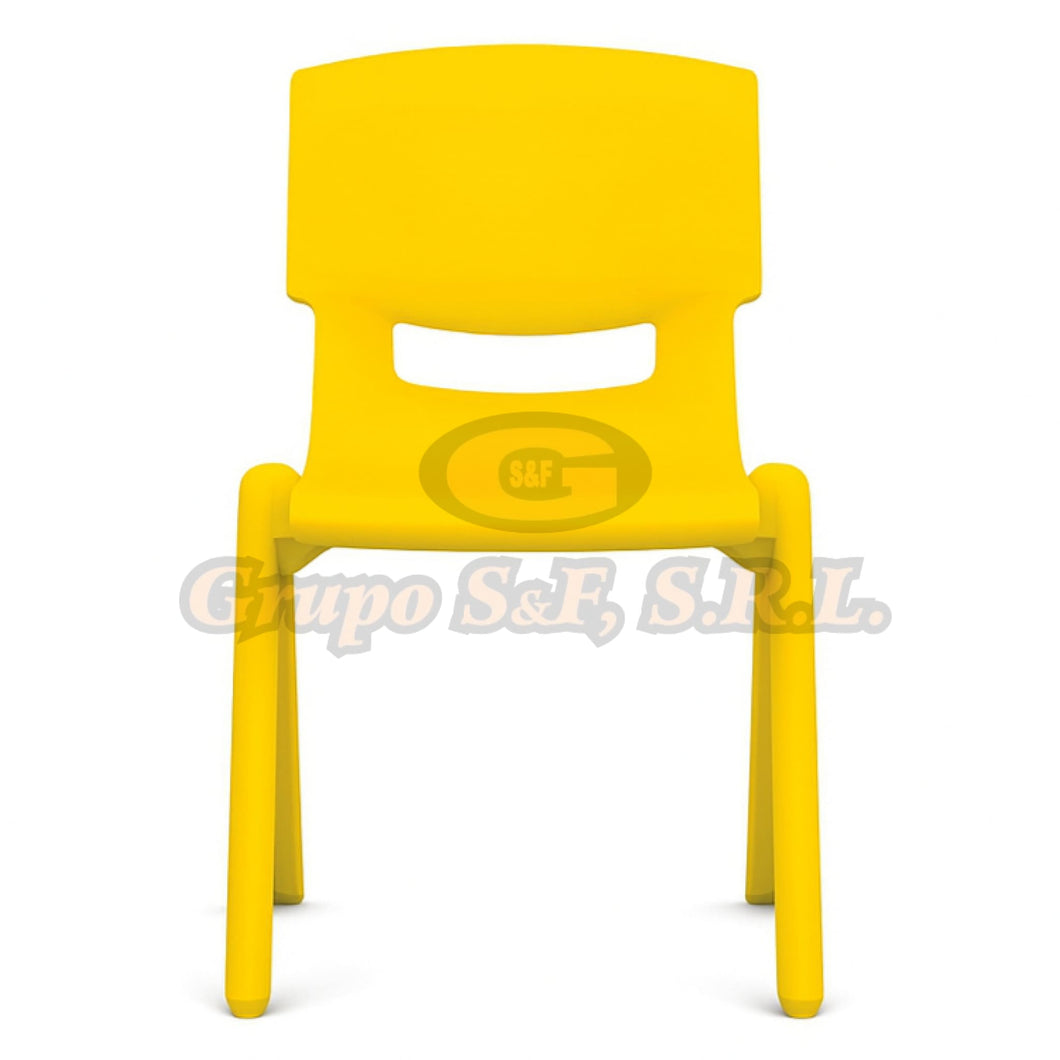 SILLA INFANTIL CANDY 12’’ AMARILLO Muebles Escolares
