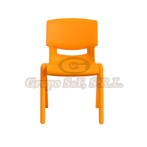 SILLA INFANTIL CANDY 12’’ NARANJA Muebles Escolares