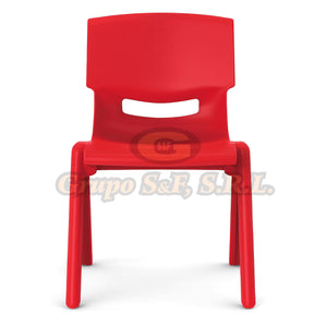 SILLA INFANTIL CANDY 12’’ ROJO Muebles Escolares