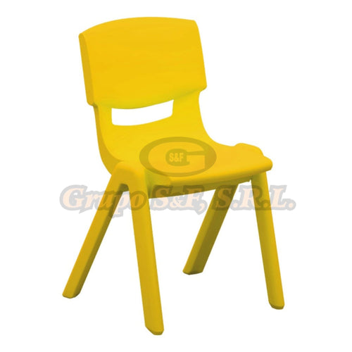 SILLA INFANTIL CANDY 14’’ AMARILLO Muebles Escolares