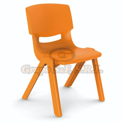 SILLA INFANTIL CANDY 14’’ NARANJA Muebles Escolares