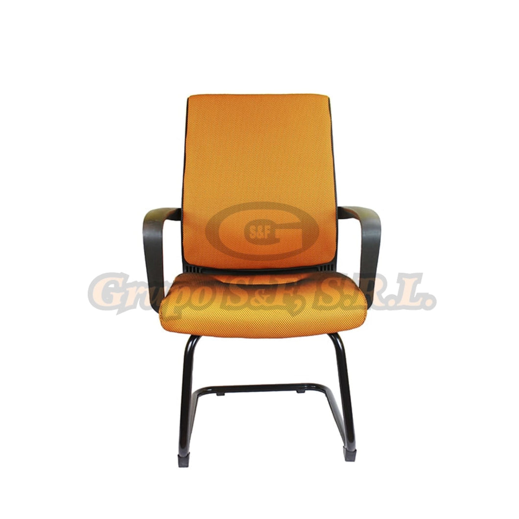 Silla P/visita Ga236C C/neg Muebles De Oficina