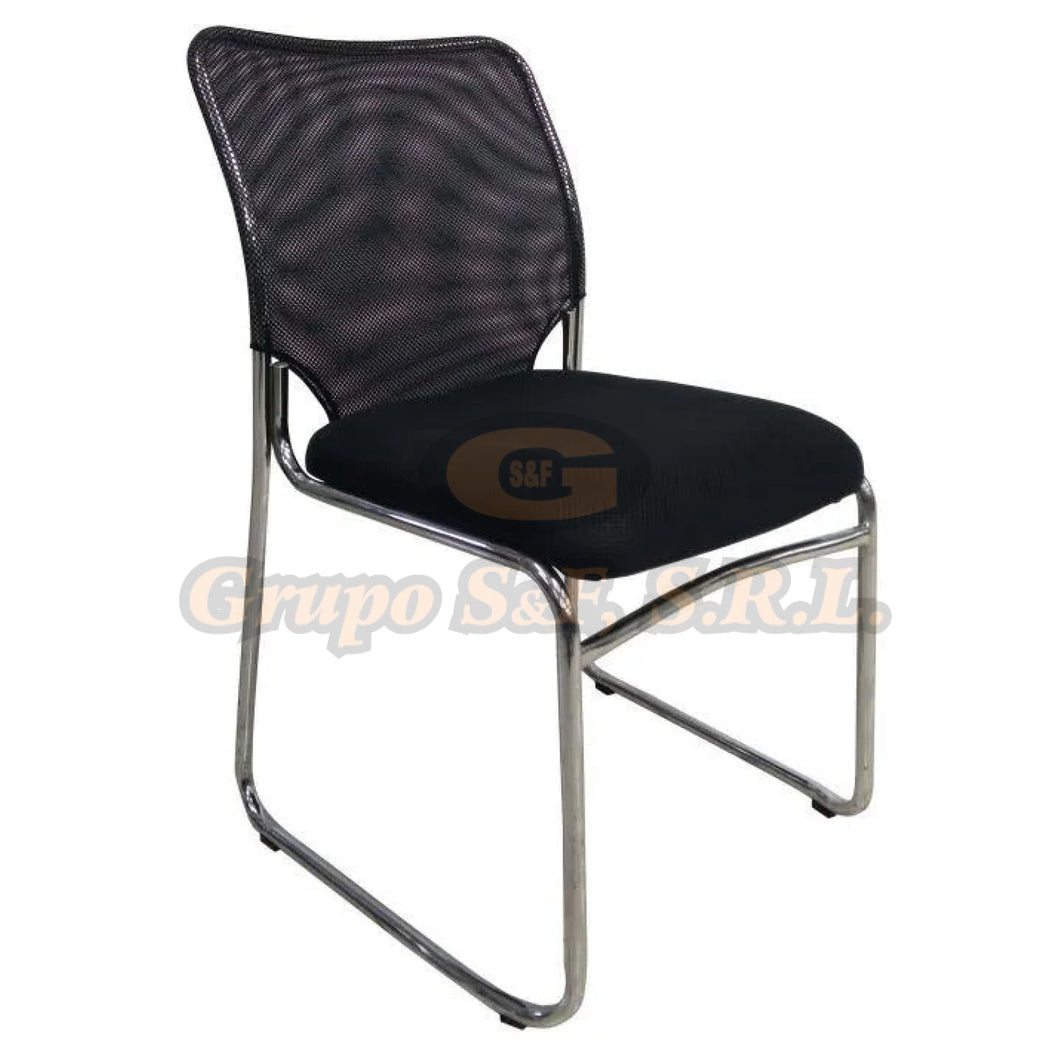 Silla Para Visita Bertha Negro Muebles De Oficina