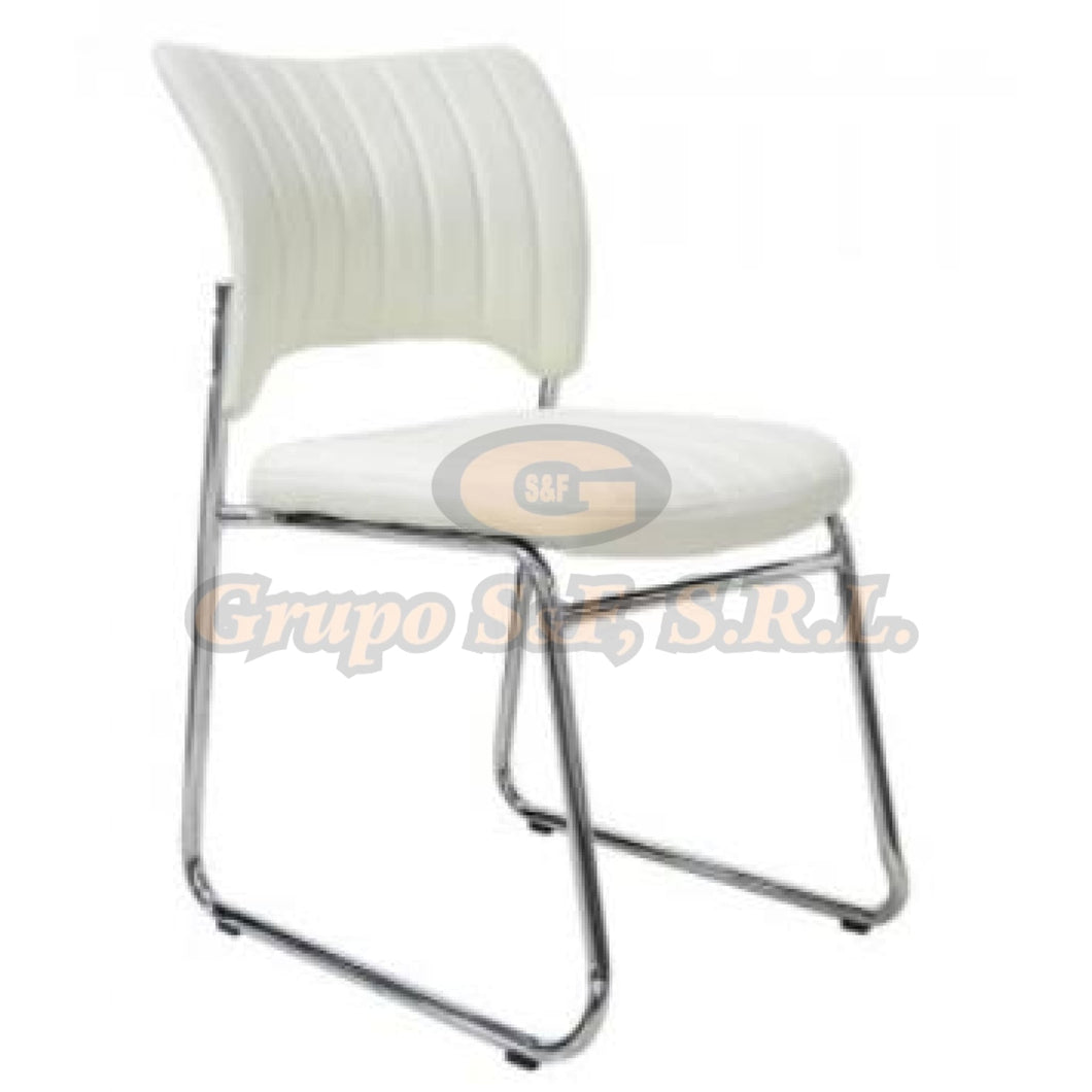 Silla Para Visita Dania Blanco Muebles De Oficina