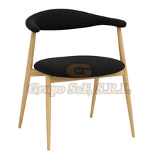 Cargar imagen en el visor de la galería, SILLA PARA VISITA MAXINE NEGRO Muebles de Oficina
