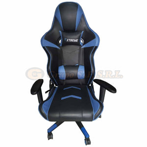 Sillon Ejec. 1209 Gaming Negro/azul Muebles De Oficina