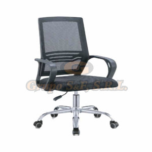Sillon Ejec. Duo Malla/tel. N/n Muebles De Oficina