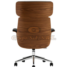 Load image into Gallery viewer, SILLON EJEC. DARIEL NEGRO/MADERA Muebles de Oficina

