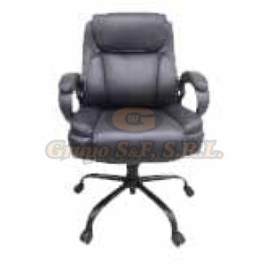 Sillon Heavy Duty Hercules Negro Muebles De Oficina