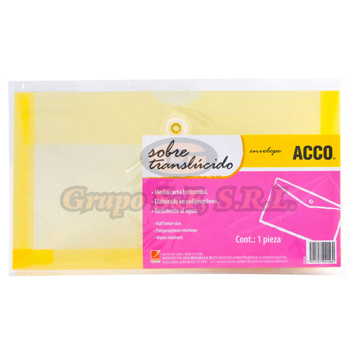 Sobre Plástico Horizontal 5X8 48/paquete (P4156) Material & Equipo De Oficina