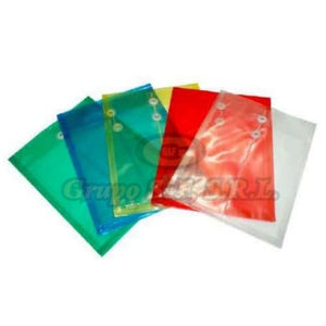 SOBRE PLASTICO C/CORDON 8.5X14’’ (FC-F119) Material & Equipo de Oficina
