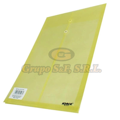SOBRE PLASTICO C/CORDON 8.5X14’’ (FC-F119) Material & Equipo de Oficina