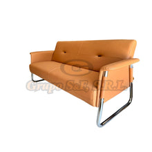 Load image into Gallery viewer, Sofa 3 Persona 8755 Marron Muebles De Oficina
