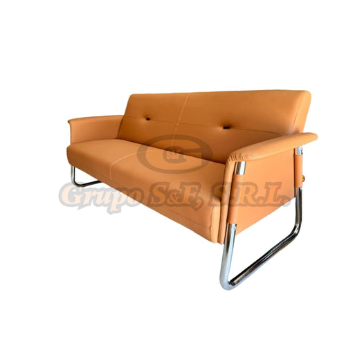 Sofa 3 Persona 8755 Marron Muebles De Oficina