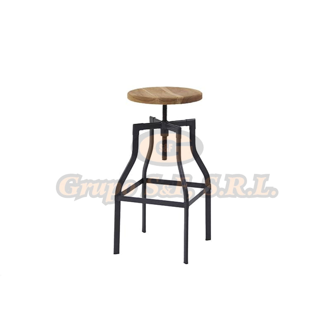 Taburete Fijo 621-H65 Mad/metal Muebles Para Bares & Cafeterias