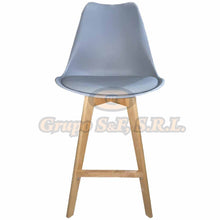 Load image into Gallery viewer, Taburete Fijo Gris Muebles Para Bares &amp; Cafeterias
