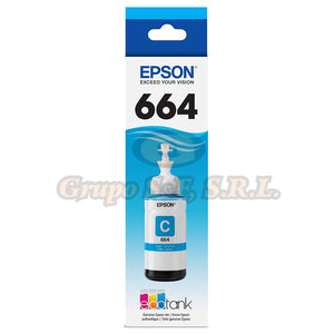 Tinta Epson Orig. Cian (T664220) Tinta & Toner