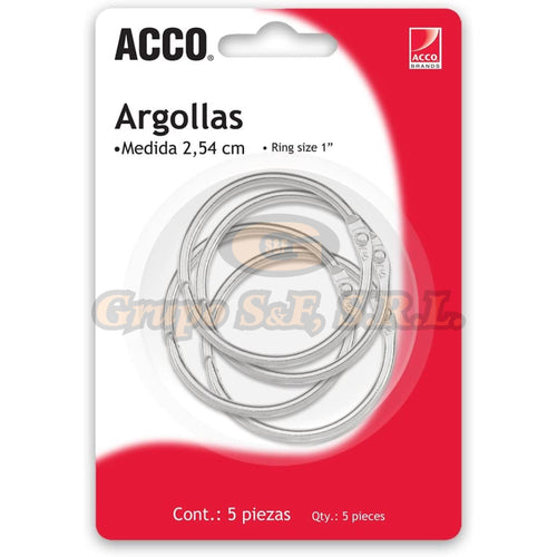 Argollas/anillos De Hojas Sueltas 1 6Blisters/paquete (P1109/72017) Material & Equipo Oficina