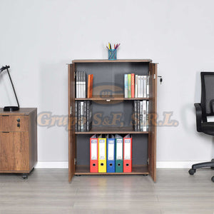 Armario Madera 29X14X44 Color Oslo Walnut (Rkt-332-Oo-1) Almacenamiento