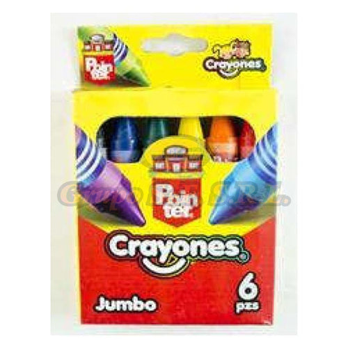 Crayones 6/1 Jumbo Pointer Jb-6Hq Escolares