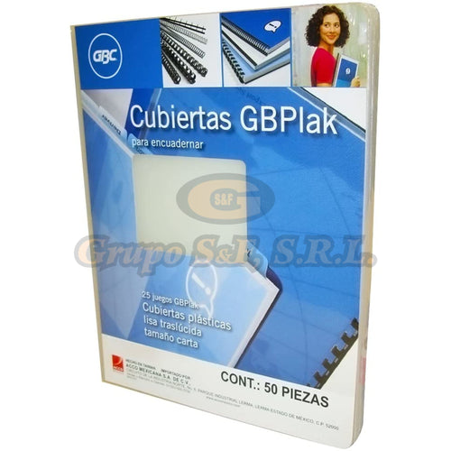 Cubierta P/enc. Plast. Trans Pr Gbc Material & Equipo De Oficina
